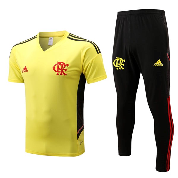 Camiseta Flamengo Conjunto Completo 2022/23 Amarillo